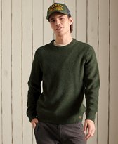 Superdry Heren Trui Gebreide kabeltrui met ronde hals