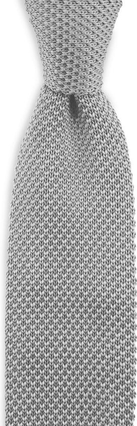Sir Redman - cravate tricot - gris - polyester