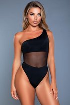 Jule One Shoulder Badpak - Zwart - Sexy Lingerie & Kleding - Lingerie Dames