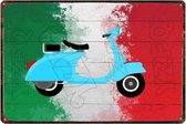 Retro Muur Decoratie uit Metaal Vespa Italië 19