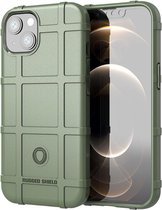 Apple iPhone 13 Hoesje Shock Proof Rugged Shield Groen