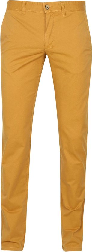 Suitable - Chino Sartre 3467 Geel - Slim-fit - Chino Heren