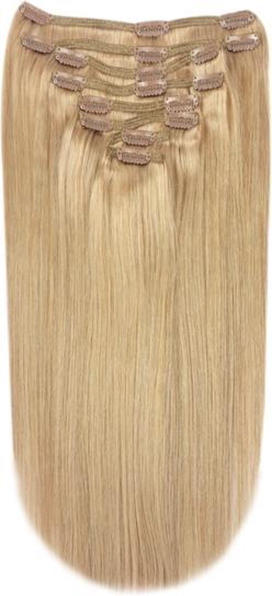 Remy Human Hair extensions straight 18 - blond 14#