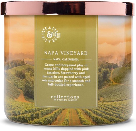 Colonial Candle – Travel Collection Napa Vineyard - 411 gram