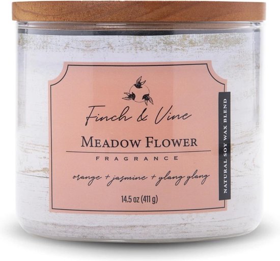 Colonial Candle – Finch & Vine Meadow Flower - 411 grammes