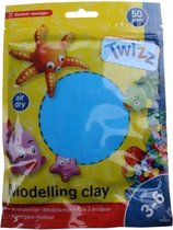 boetseerklei 50 gram junior 13 x 14 cm blauw