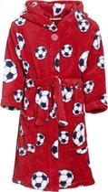 badjas Soccer junior fleece rood maat 110/116