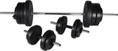 Everest Barbell- en dumbbellset 60,5 kg