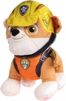 knuffel Paw Patrol Rescue Rubble 20 cm beige/oranje
