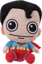 Gift-knuffel Superman pluche 15 cm rood/blauw