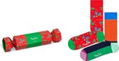 Happy Socks Christmas Cracker Holly Giftbox - 2-pack - Maat 36-40