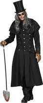 Widmann - Halloween Kostuum - Gotische Grafdelver Begrafenisondernemer - Man - Zwart - Medium / Large - Halloween - Verkleedkleding