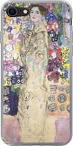 Geschikt voor iPhone 7 hoesje - Portrait of Ria Munk III - Gustav Klimt - Siliconen Telefoonhoesje