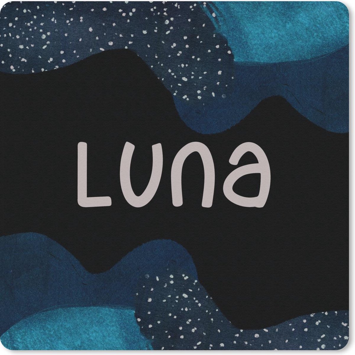 Muismat 30x30 cm - Mousepad Luna - Pastel - Meisje - Muismatten