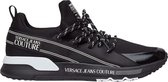 Versace Jeans Couture Dynamic Logo Sneakers Zwart  heren maat 44