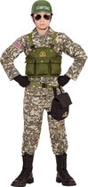 Widmann - Leger & Oorlog Kostuum - Dessert Navy Seals - Jongen - Bruin - Maat 164 - Carnavalskleding - Verkleedkleding