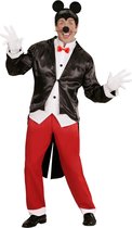 Widmann - Mickey & Minnie Mouse Kostuum - Broek En Pak Mickey Muis Heren Man - Rood, Zwart - XL - Carnavalskleding - Verkleedkleding