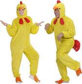 Kip & Haan & Kalkoen & Kuiken & Eend Kostuum | Hilarisch Pluche Kuiken | Volwassen | Medium | Carnaval kostuum | Verkleedkleding