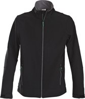 Printer Trial Softshell Jacket-L-Zwart