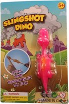 slingshot dino 11 cm roze/oranje A