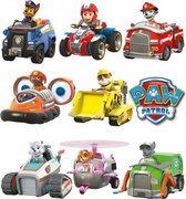 muursticker Paw Patrol voertuigen 2 stickervellen