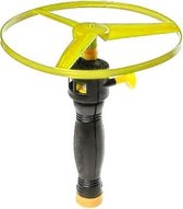 afschiethelikopter junior 11 cm geel/zwart