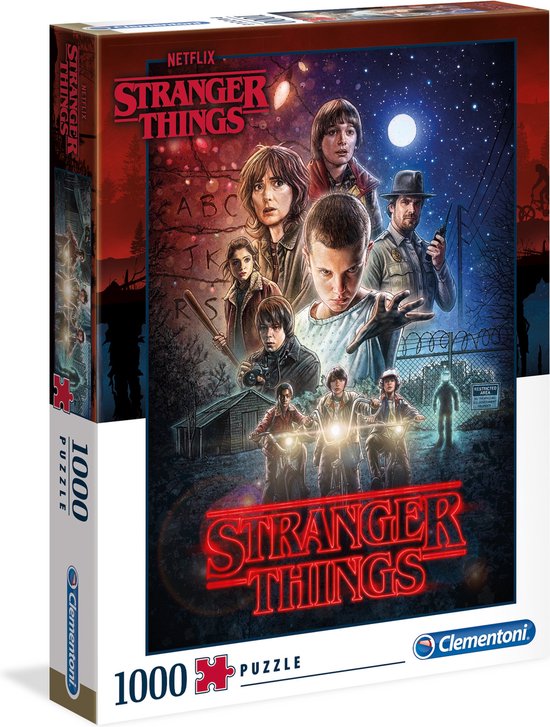 Clementoni - Puzzel - 1000 Stukjes - Stranger Things - Puzzel Voor Kinderen en Volwassenen