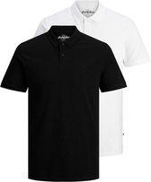 Jack & Jones Poloshirt Jjebasic Polo Ss 2pk Mp 12191215 Black/1 Black 1 White Mannen Maat - XS