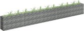 vidaXL Gabion plantenbak verhoogd 450x30x60 cm gegalvaniseerd staal