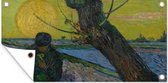 Tuinposter De zaaier - Vincent van Gogh - 80x40 cm - Wanddecoratie Buiten - Tuinposter - Tuindoek - Schuttingposter - Tuinschilderij