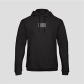 HOODIE J'ADORE BLACK (L)