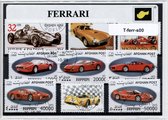 Ferrari – Luxe postzegel pakket (A6 formaat) : collectie van verschillende postzegels van Ferrari – kan als ansichtkaart in een A6 envelop - authentiek cadeau - kado - geschenk - k