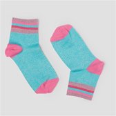 Socks Turquoise Pink