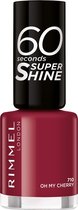 Rimmel 60 Seconds Super Shine Nagellak - 710 Oh My Cherry!