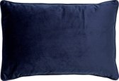 Dutch Decor - Housse de coussin en velours - Finn 40x60 cm - couleur: pantone Insignia Blue