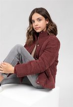 DEELUXE Korte corduroy puffer coatRENATA Chocolate