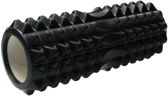 Banzaa Foam Roller – Pilatesrol – Fascia – Yoga – Massage – Zwart