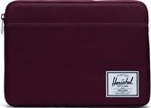 Herschel Anchor Laptophoes 13" inch - Fig | Macbook - Sleeve / Case / Hoes - Fleece Voering - Verstevigd Exterieur - Licht - Compact  - Paars