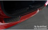 Zwart RVS Achterbumperprotector passend voor Ford Puma 2019- 'Ribs' (2-delig)
