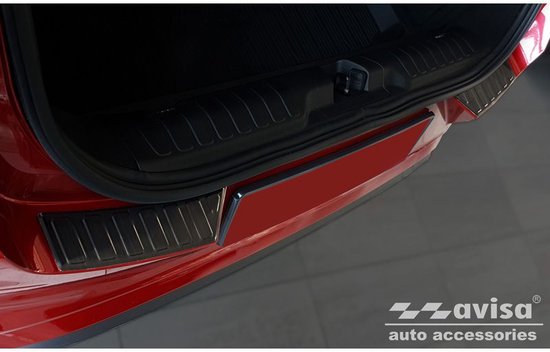 Protection seuil de coffre Peugeot 508 II SW acier inox et carbone Protection seuil de coffre Peugeot 508 II SW acier inox et carbone