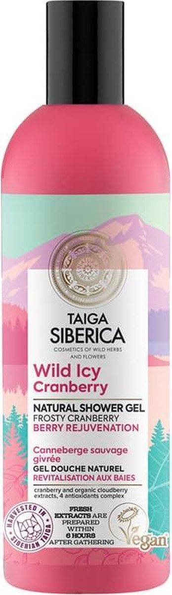 Taiga Siberica natuurlijke douchegel met wilde veenbes 270ml