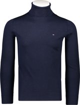 Tommy Hilfiger Trui Blauw Getailleerd - Maat XS - Heren - Herfst/Winter Collectie - Wol