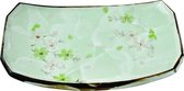 TOKYO DESIGN STUDIO - ASSIETTE RECT GREEN COSMOS 18.5X12.5CM Q27/GC PORCELAINE