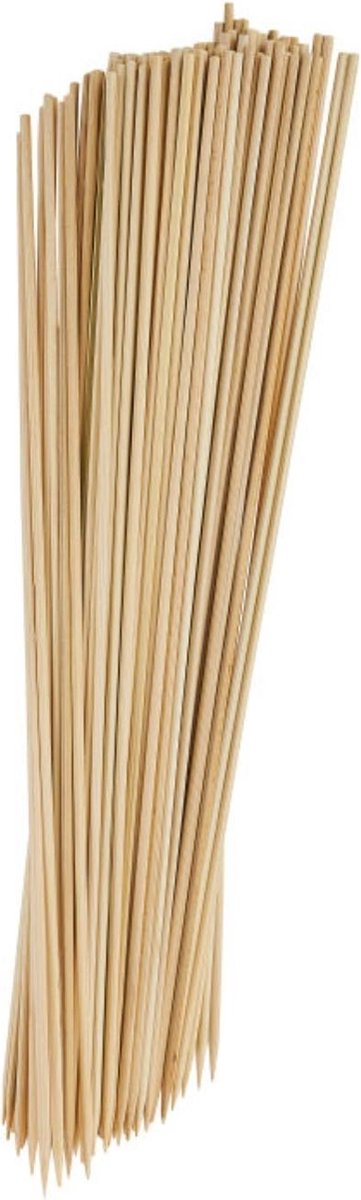 Merkloos Bamboe Stokjes - Saté Prikkers - 25 cm - 100 stuks