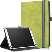 Universele Denver Tablet Hoes - Wallet Book Case - Auto Sleep/Wake - Groen