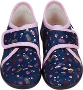 Bellamy Mascote Fleurs Blauwe Pantoffel