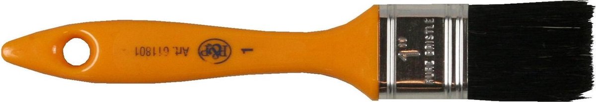 Benson Kwast Plat - 1 inch - 25 mm - Geel