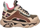 Buffalo Chai dames dad sneaker - Bruin multi - Maat 41