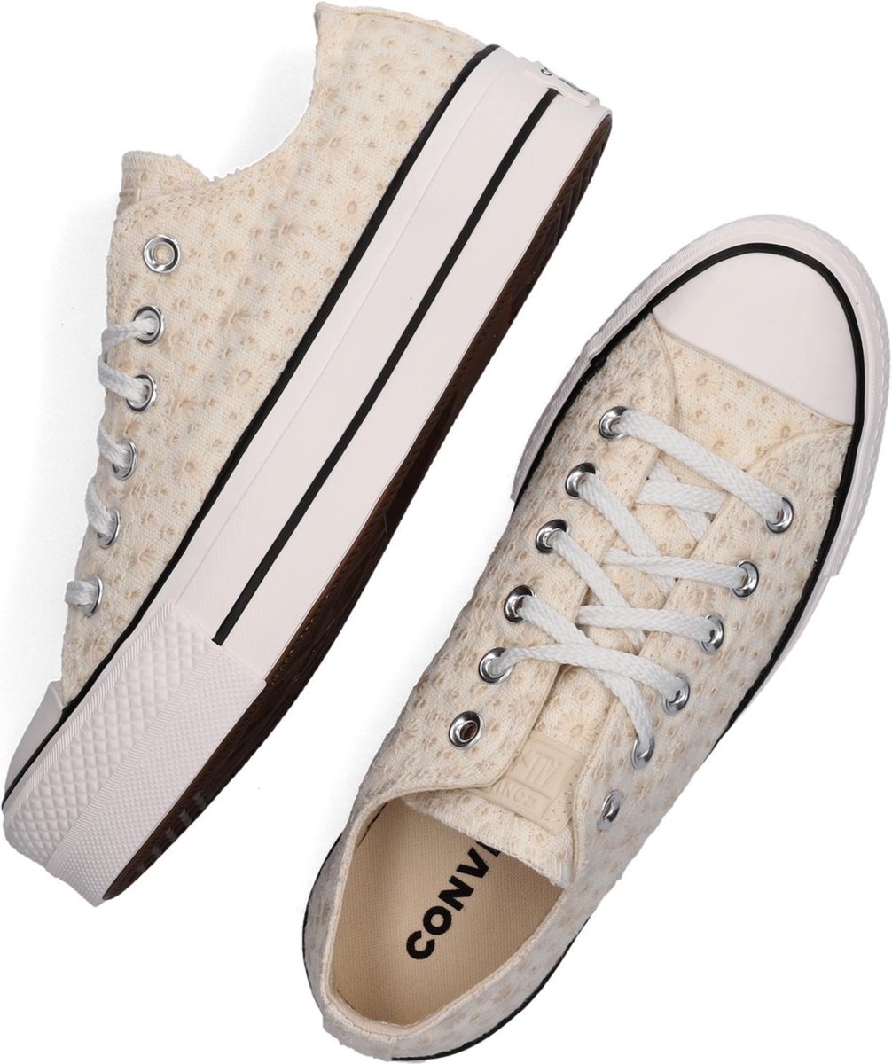 Converse Chuck All Star Lift Ox Lage sneakers - Dames Wit Maat 41,5 | bol.com