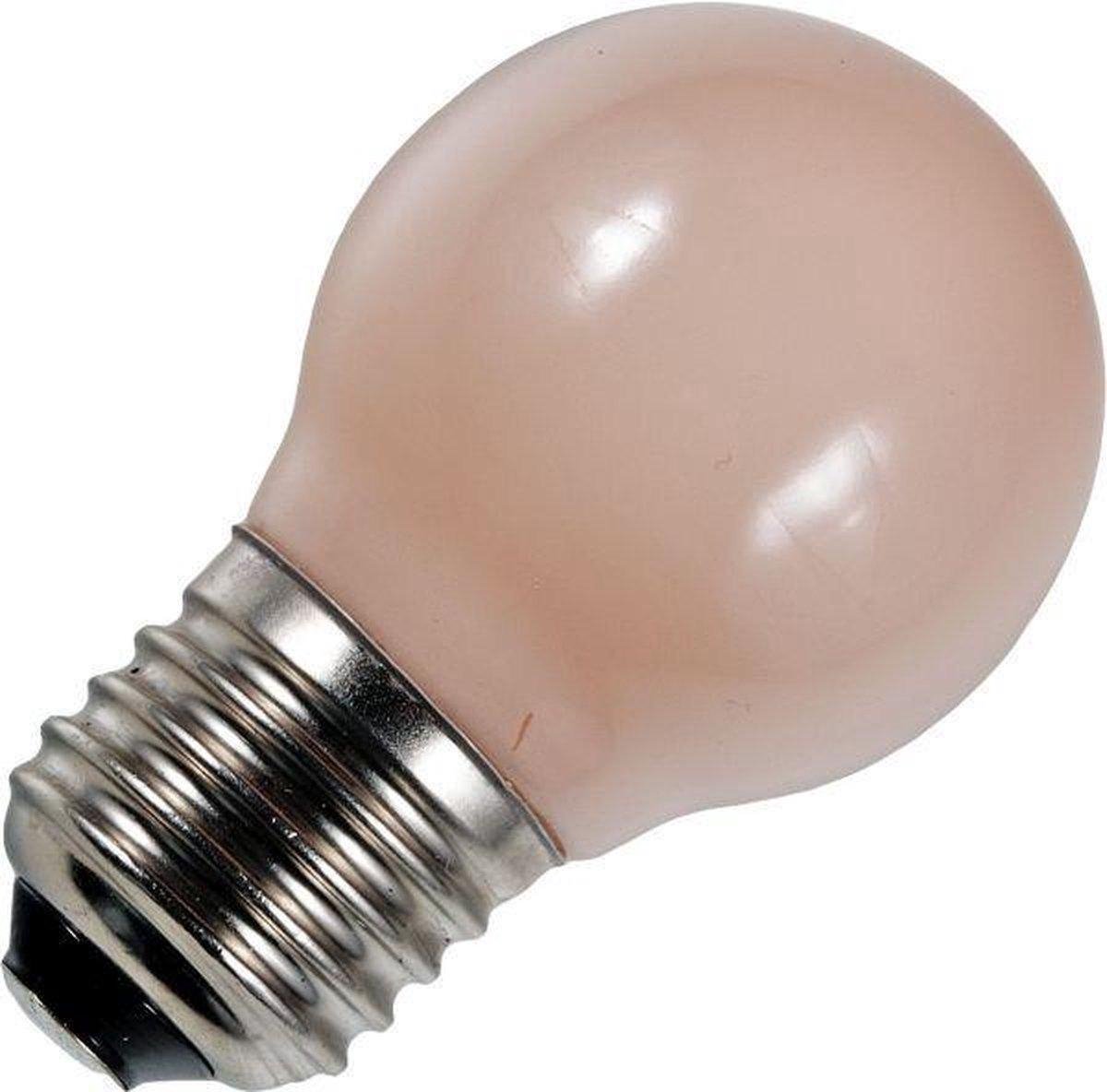Kogellamp LED filament flame 1W (vervangt 10W) grote fitting E27 | bol